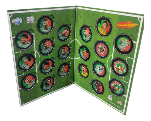 Tazos Dela Selección Mexicana + Álbum Coleccionado.