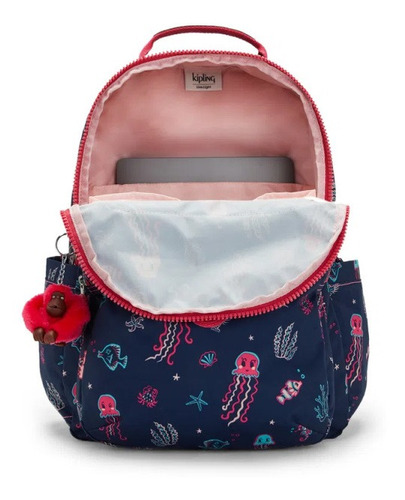 Imagem 3 de 8 de Mochila Kipling Seoul Sea Island