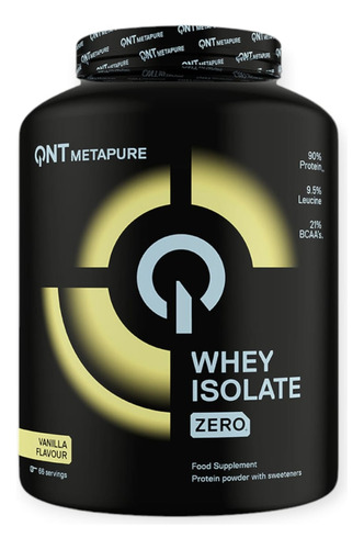 Proteina Metapure Iso Whey Zero 2kg Vainilla - Qnt