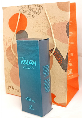 Gel 2 En 1 Para Barbear Y Pos Barba Kaiak Oceano Natura 100g
