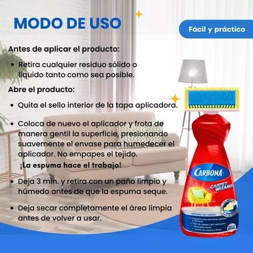 3pz. Espuma Sin Jabón Carbona (cepillo) Fórmula Ref. 651 Ml