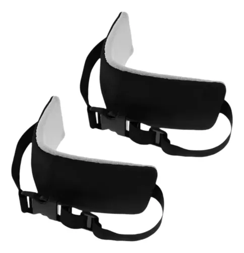 Almohada De Almohada De 2x Cuello Soporte Para La Negro