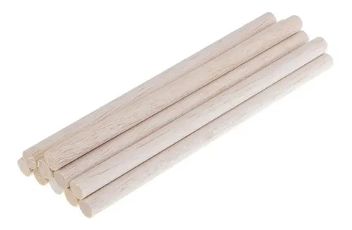 Palo De Balso Redondo Madera 5 Mm X6 Unidades