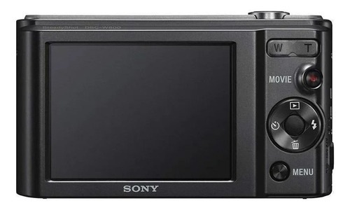 Câmera Sony Cyber-shot Dsc-w800 20.1mp 5x Zoom 720p Preto
