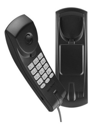 Imagem 1 de 7 de Telefone Intelbras Com Fio Tc 20 Preto