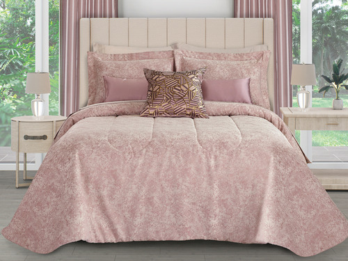 Edrecolcha Lucerna De Jacquard Brocado Queen Size Dormireal