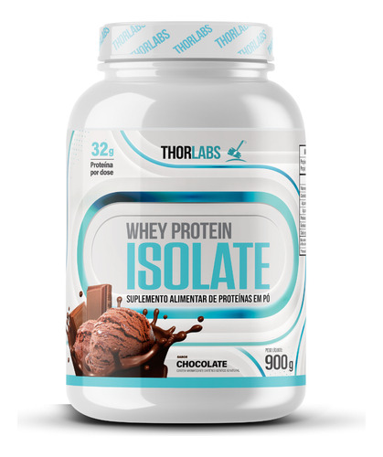 Whey Protein Isolate Pote 900g - Thorlabs Chocolate