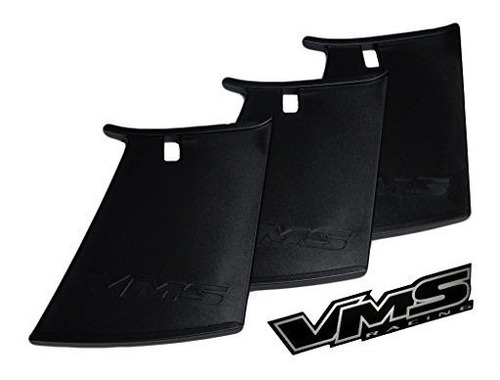 Aleron - Vms Racing 3pc Three Rear Wing Spoiler Stabilizer C