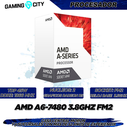 Imagen 3 de 7 de Pc Armada Amd A6-7480 Dual Core 8gb Ram 240g Ssd