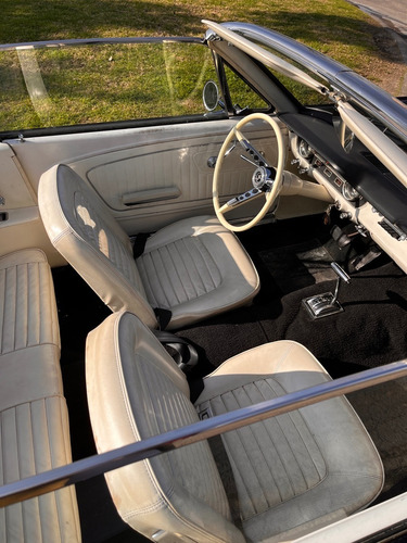 Ford Mustang Descapotable Negro Y Blanco 1965