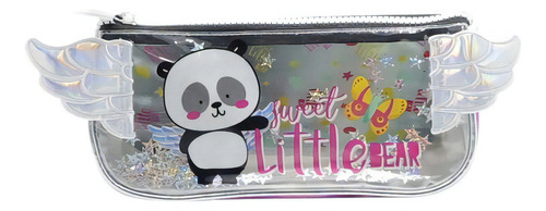 Cartuchera Cresko Tubo Panda Sweet Little Bear Con Alas