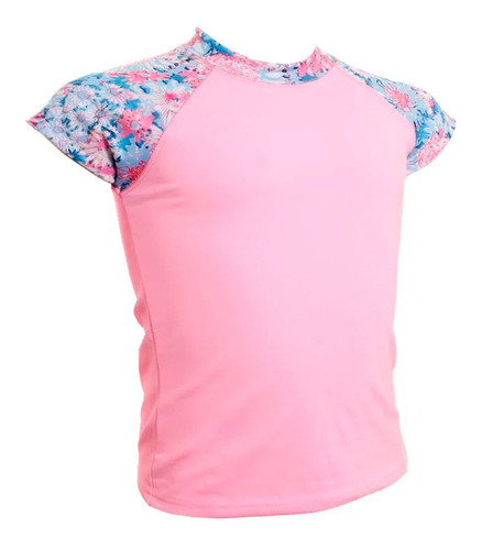 Remera Proteccion Solar Uv Manga Corta Folau Estampada