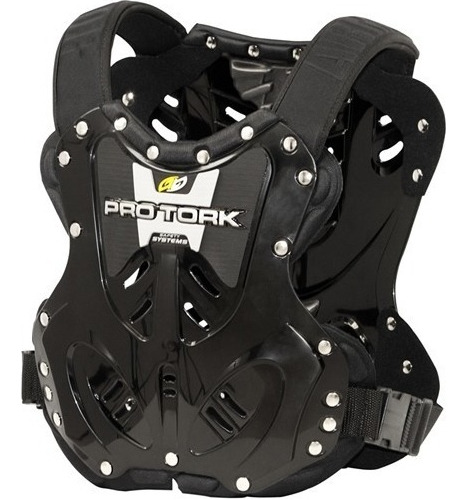 Pechera Pro Tork Motocross Atv 788 Armor Negra Black