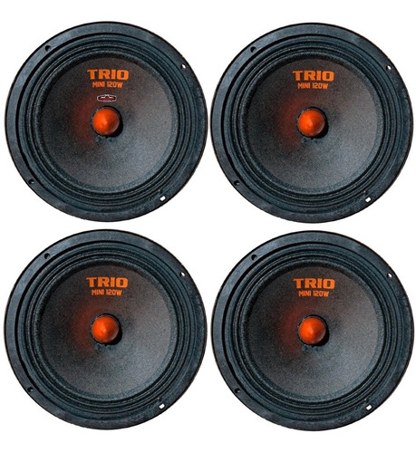 4 Unidades Alto Falante Magnum Woofer Médio 6 Pol 480w Rms