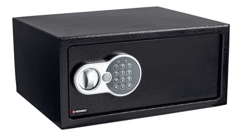 Caja De Seguridad Electrónica 43 Cm Hermex 43082 Color Negro