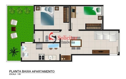 Imagem 4 de 14 de Apartamento Com Área Privativa Com 2 Quartos Para Comprar No Jardim Vitória Em Belo Horizonte/mg - 7371
