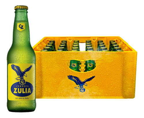 Caja De Cerveza Zulia 222ml (incluye Vacío)