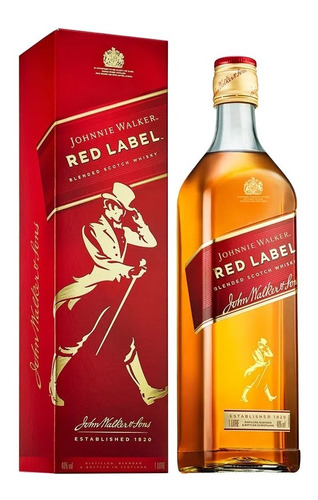 Whisky Escoces Johnnie Walker Red Label 1 Litro