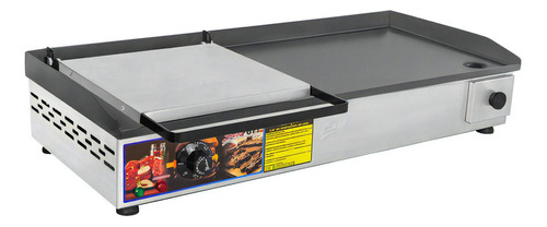 Chapa Elétrica De Lanches Inox 70x30cm Profissional 220v