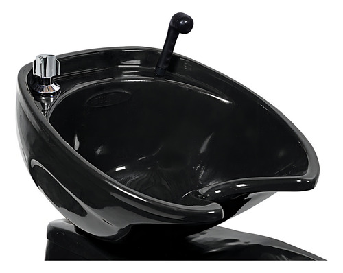 Cadeira De Lavar Cabelo Neon Cuba Móvel - Sem Aquecedor Cor Bullon - Preto