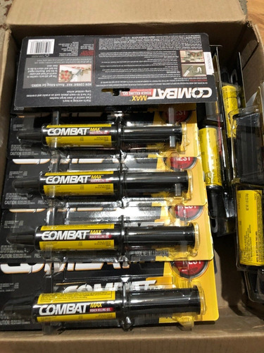 Imagen 4 de 4 de Gel Combat Mata Cucarachas Y Chiripas 100% Original