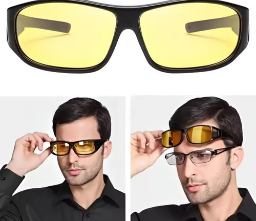 Lentes Visión Nocturna Conducción. Gafas Polarizadas. 2 En 1