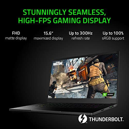 Laptop Razer Blade 15 Advanced Gaming : Intel Core I7-10875h