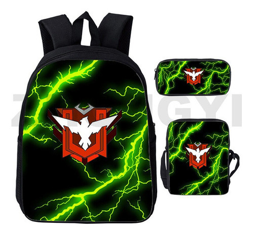 Mochilas 3d De Free Fire Garena Para Niños Con Estampado