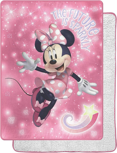 Northwest Minnie Mouse Minnie Sparkles Manta Extragrande Con