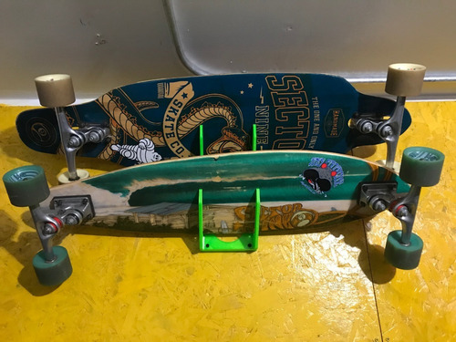 Soporte Skate - Longboard Simple X2 Unidades - 3d La Plata