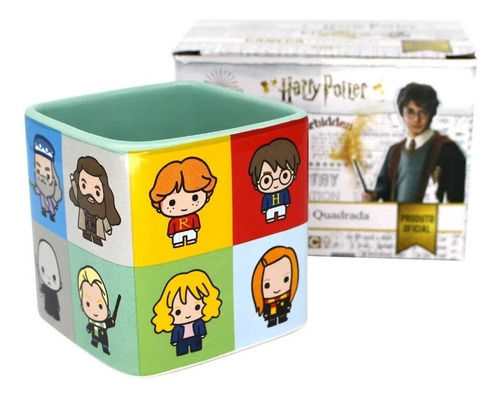 Caneca Harry Potter Crew Cubo De Cerâmica 300ml