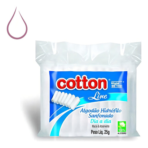 Algodão Higie Topp Sanfonado 25g