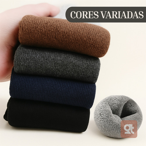 6 Pares De Calcetines Gruesos Y Cálidos For Abrigarse En