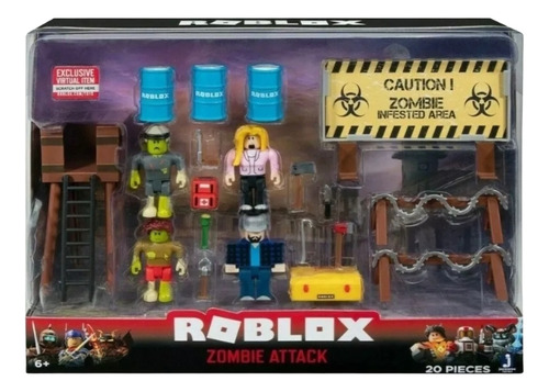 Roblox Zombie Attack 21 Piezas Pack Muñecos