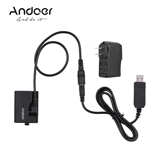 Andoer Ack-e10 5v Usb Dc Acoplador De Batería Dc (reemplazo