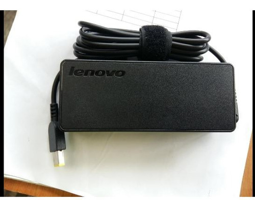 Adaptador Lenovo Rectangular 90 W 3p Negro