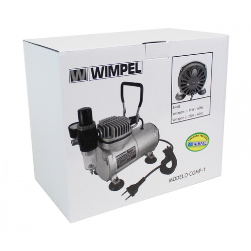 Compressor Wimpel Comp1 Compacto E Silencioso P/ Aerografia