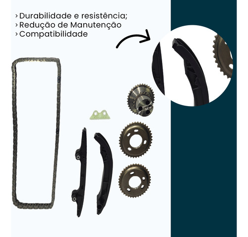 Kit Corrente Comando Range Rover Evoque Motor 2.2t Diesel