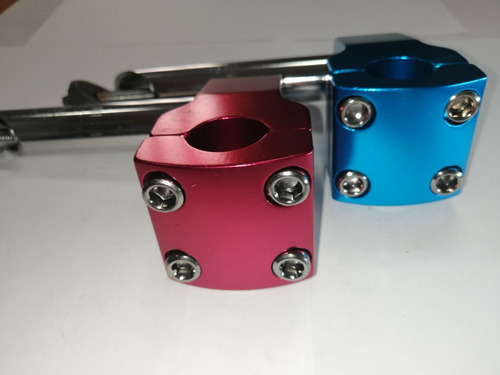 Imagen 2 de 6 de Potencia Bmx Aluminio 4 Tornillos 21.1mm Para Bicicleta.