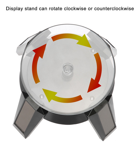 Reloj Solar Con Soporte Para Joyas Giratorio De 360 Grados