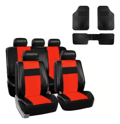 Funda Cubre Asiento Cuerina Toyota Hilux Etios + Alfombra 3p