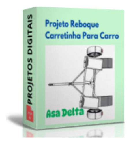 Projeto Reboque Carretinha Para Carro Asa Delta Modelo