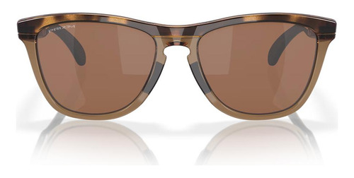Gafas de sol polarizadas Oakley Frogskins Range Prizm de tungsteno, color marrón con montura, color marrón con eje de tortuga, color marrón tortuga