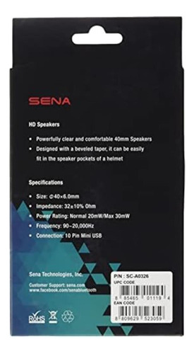Sena Sc-a0326: Altavoces Hd Tipo B, 5s/10c, Pro & Evo