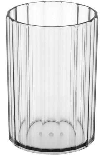Vaso Acrilico Facetado Para Baño D7xh10.5cm - Nexpress