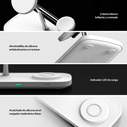 Stand Cargador Inalambrico Ringke Qi2 Compatible Magsafe