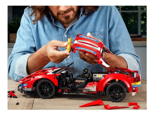 Imagen 3 de 7 de Lego Ferrari Technic 488 Gte Af Corse #51 Entrega Inmediata