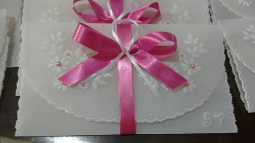 Imagem 1 de 6 de Envelope Papel Vegetal P/ Casamento, Aniversario, Bodas