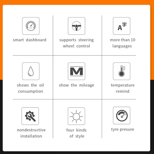 Velocímetro Digital De Clúster De 10 Pulgadas Para Instrumen