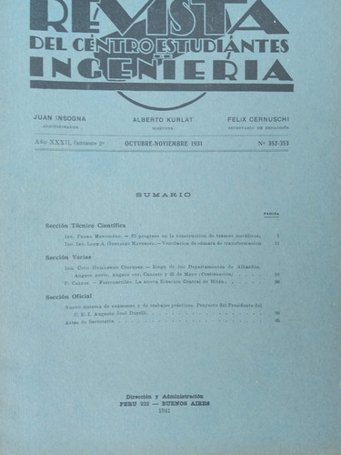 Imagen 3 de 9 de Revista Del Centro Estudiantes De Ingenieria Varios Numeros